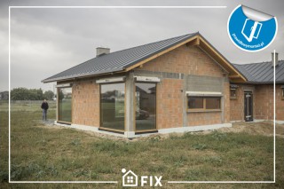 Montaż okien PVC + aluminiowych w domu jednorodzinnym FIXOKNA