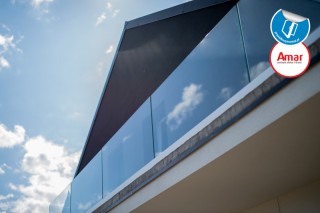 Aluminiowe okno HST corner view (łączenie na step) Amar