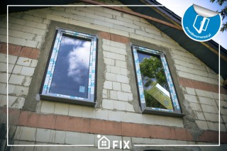 Montaż okien PVC Vetrex w pięknych obustronnych kolorach FIXOKNA