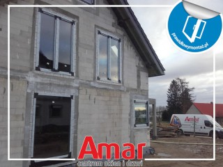 Prawidłowy montaż stolarki okiennej PVC w budynku jednorodzinnym Amar